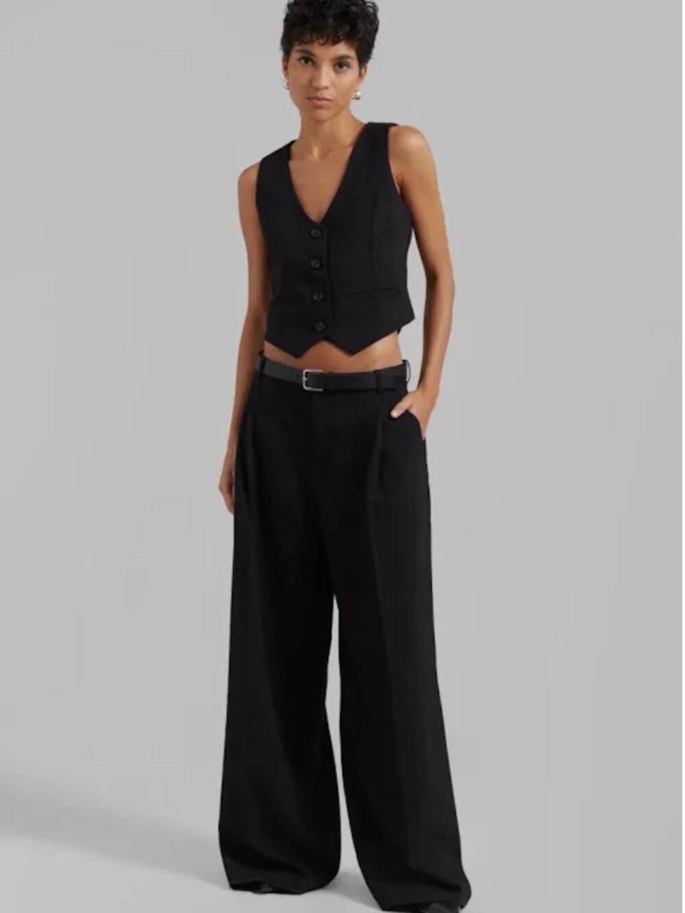 The Frankie Shop Lillian Wide-Leg Trousers